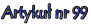 Artykuł nr 99